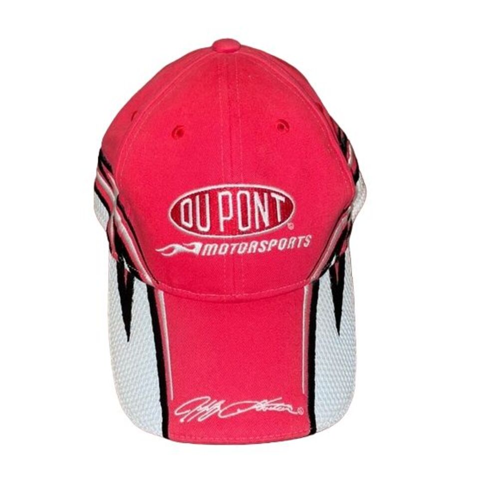 Nascar Jeff Gordon Dupont #24 Red Cap Hat Cotton OSFM Cotton